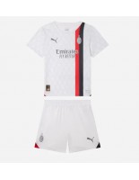 AC Milan Venkovní dres pro děti 2023-24 Krátký Rukáv (+ trenýrky)